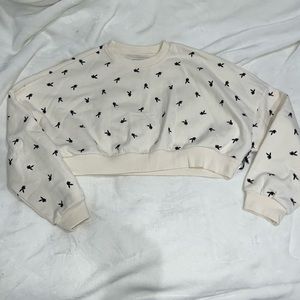 Playboy cropped sweater